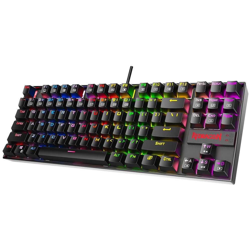 Redragon Kumara K552P-KR-UK Red Switch Wired Mechanical Gaming Keyboard