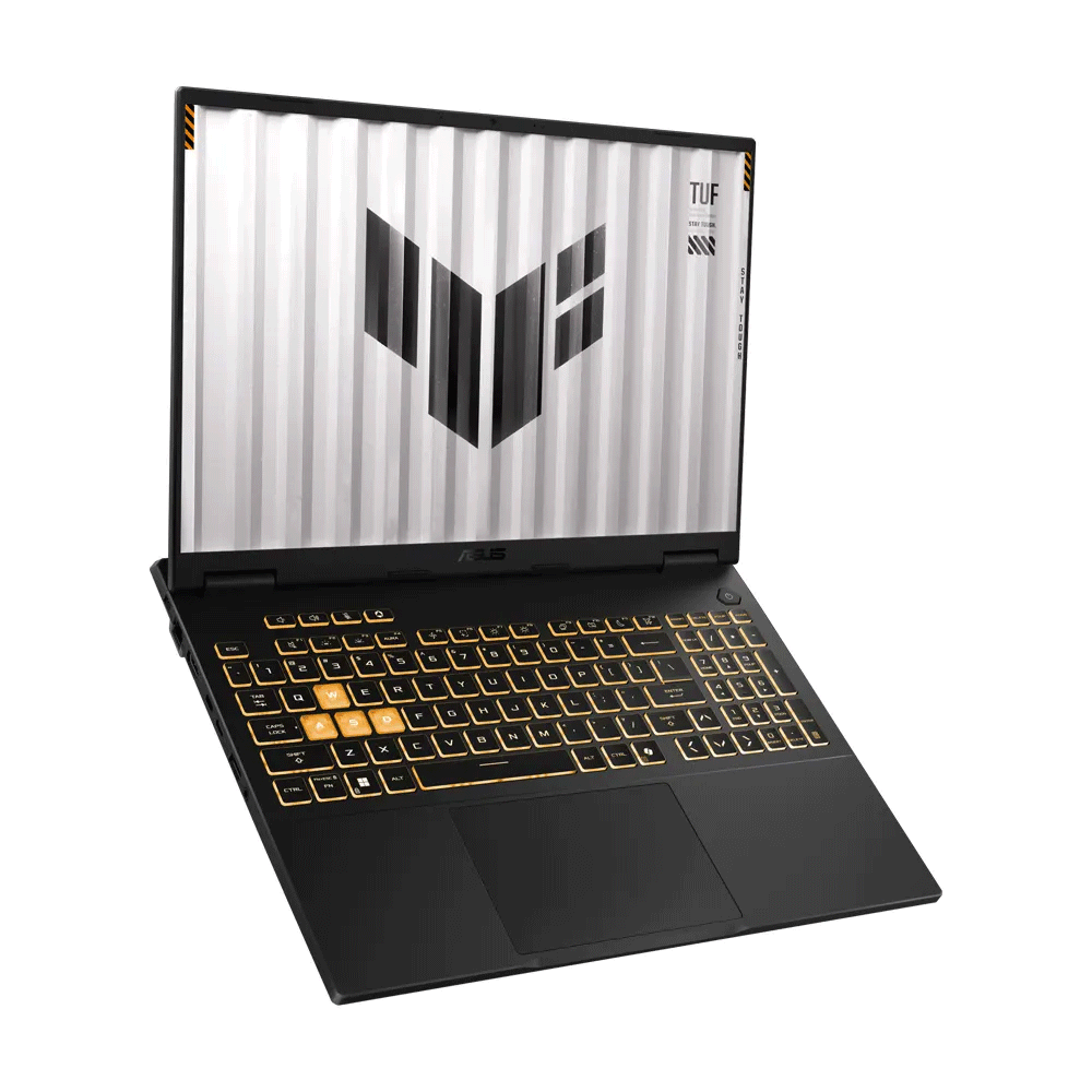 ASUS TUF Gaming F16 FX608JMI-TU657W Laptop (Intel Core i7 14650HX - 16GB DDR5 - 512GB M.2 NVMe  - Nvidia RTX 5060 8GB - 16.0 Inch WUXGA IPS 144Hz - Win11) - Jaeger Gray