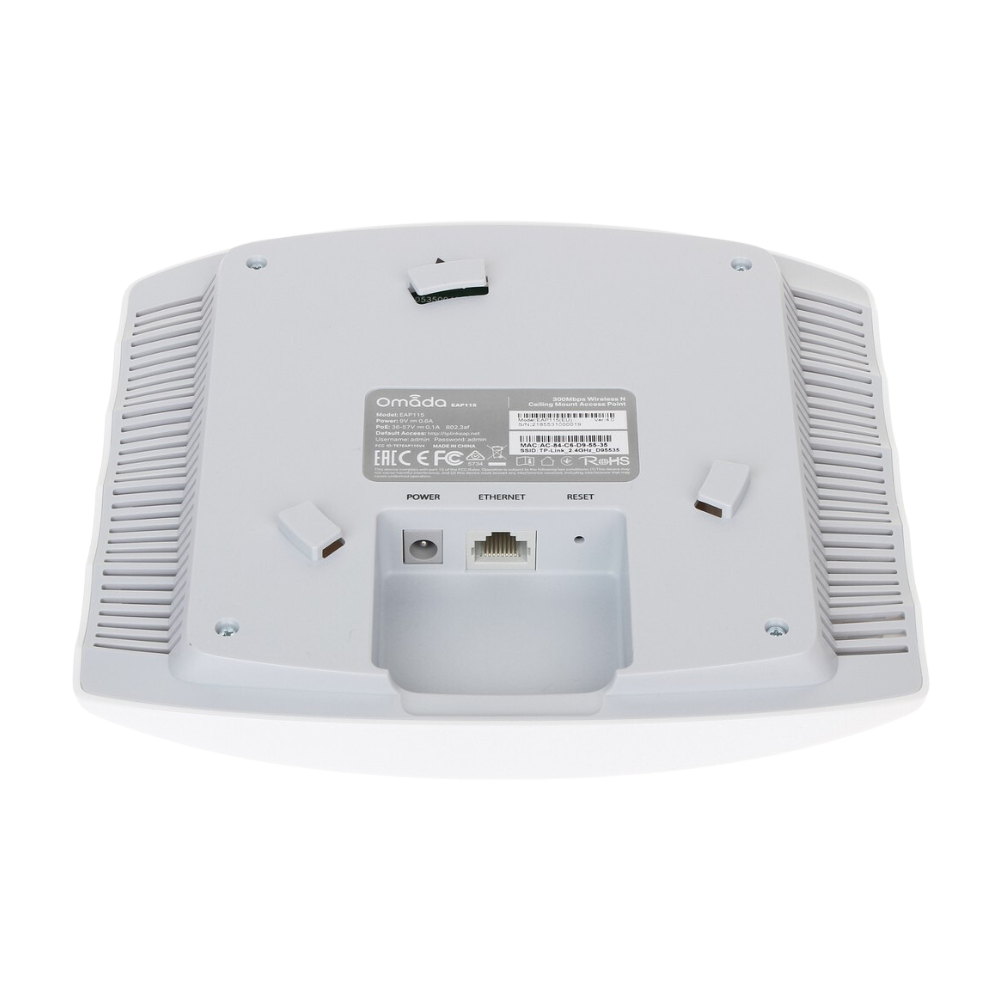 TP-Link EAP245 AC1750 Wireless MU-MIMO Gigabit Ceiling Mount Access Point (1 Port - PoE Adaptor)