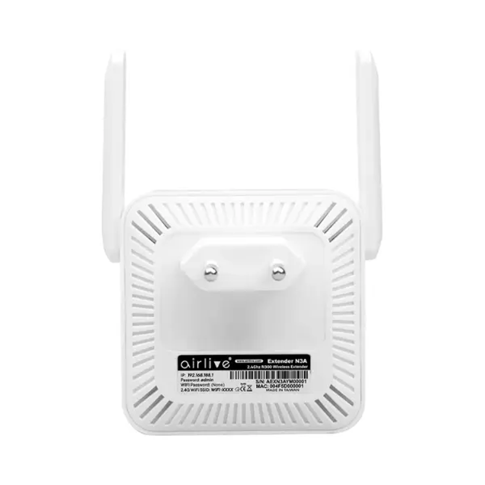 Airlive N3A 300Mbps Wireless Range Extender (1 Port - 2 Antenna)