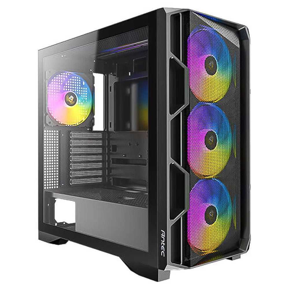 Antec AX1000 Lite ARGB Gaming Mid Tower Case + Atom B750 80 Plus Bronze 750W Power Supply