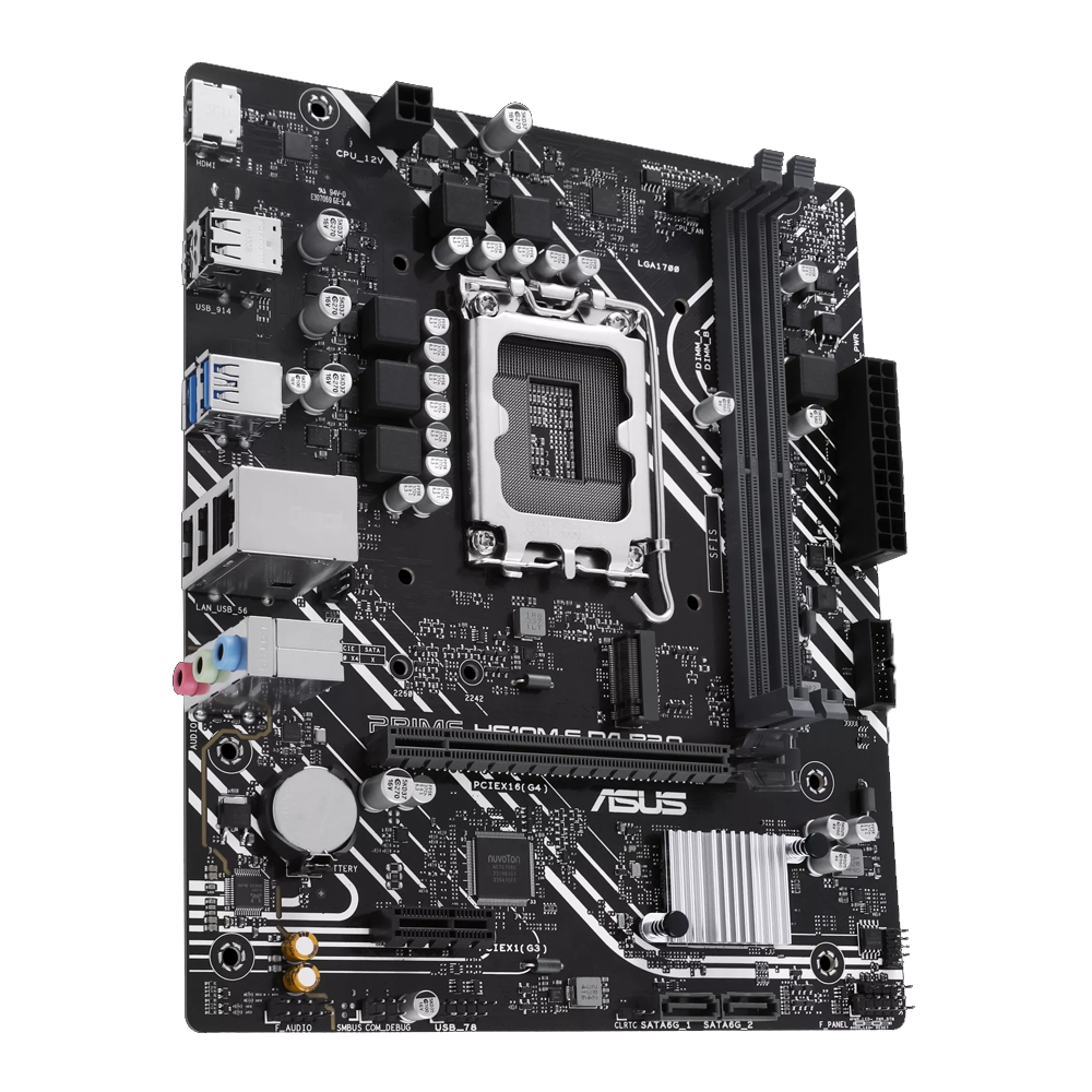 Asus Prime H610M-F D4 R2.0 Intel LGA 1700 Motherboard