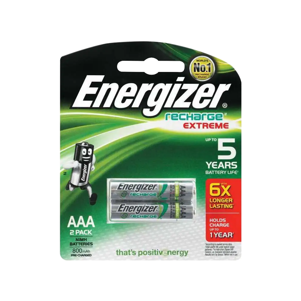 Battery Rechargeable Energizer Aaa 800mAh (2 PCS)