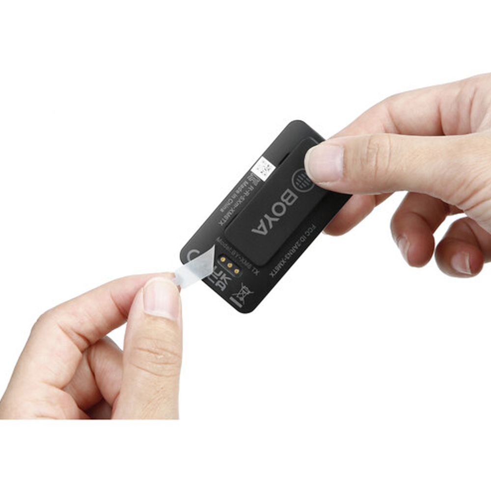 Boya BY-XM6-S1 Mini 2.4GHz Dual Channel Wireless Microphone - Black