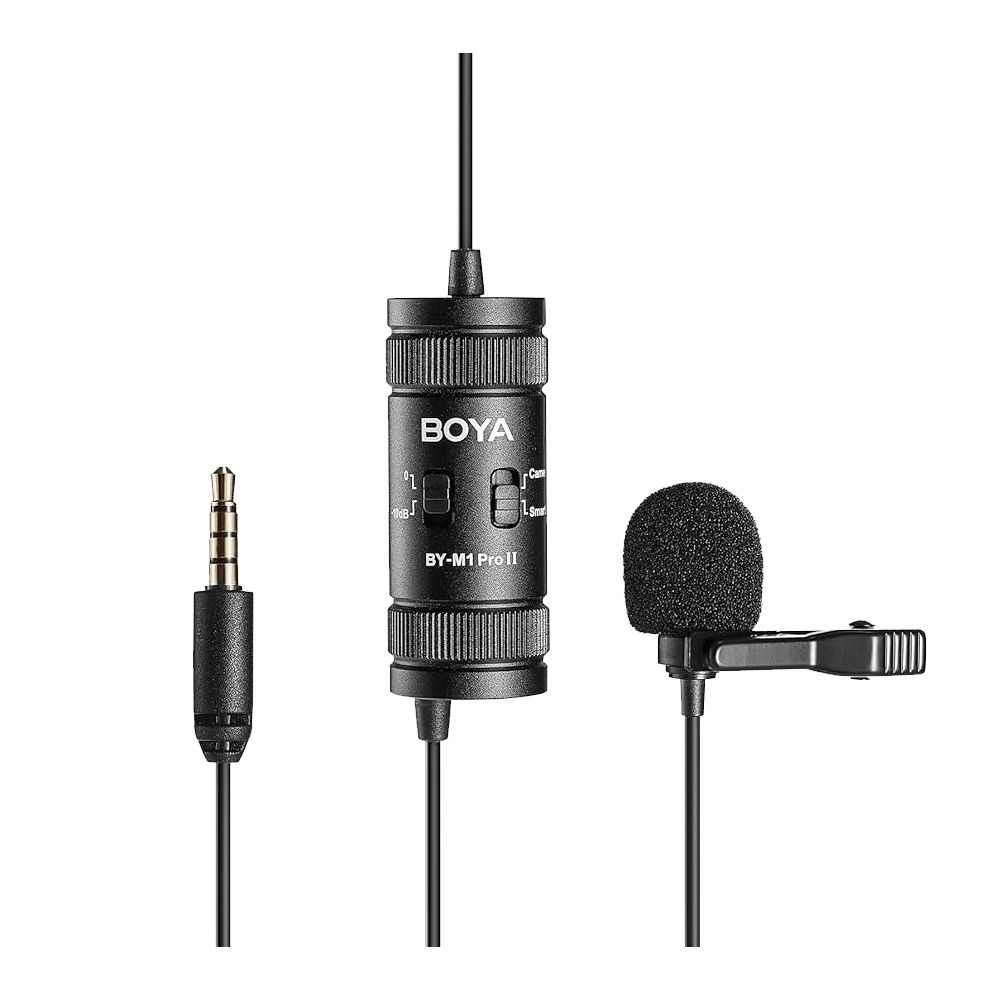 Boya BY-M1 Pro Universal Lavalier 3.5mm Wired Microphone