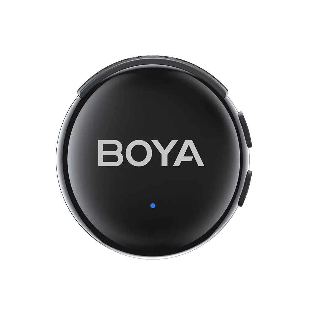 Boya Boyalink 3-01 Al-Powered Button-Sized (Lightning & Type-C & 3.5mm) Wireless Microphone With Charging Case