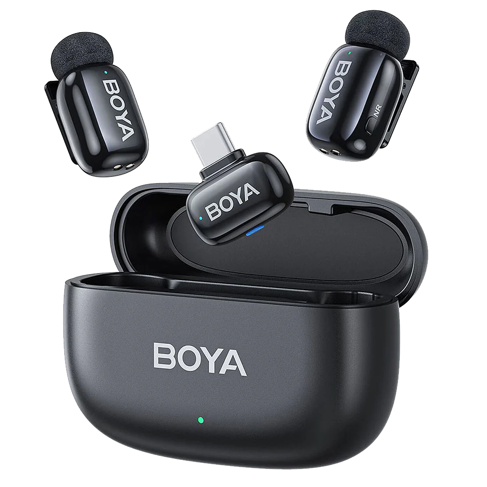 Boya mini-14 2.4 GHz Dual Type-C Wireless Microphone With Charging Case