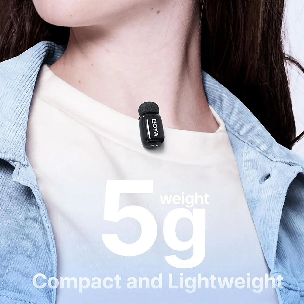 Boya mini-14 2.4 GHz Dual Type-C Wireless Microphone With Charging Case