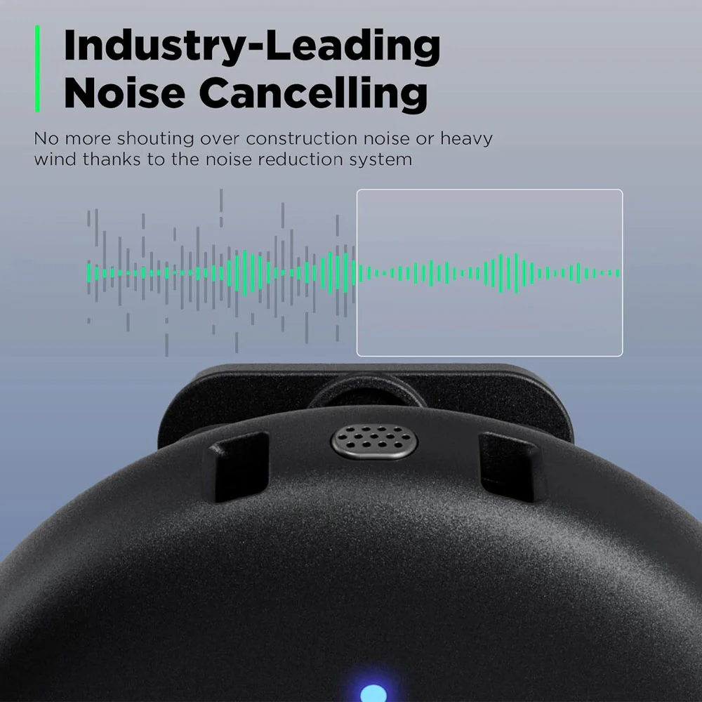 Boya OMIC-D Lightning 2.4GHz Dual Channel Wireless Microphone With Charging Case - Black