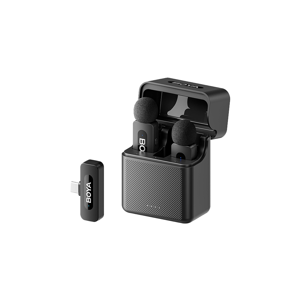 Boya BY-V30 2.4 GHz Dual Type-C Wireless Microphone With Charing Case
