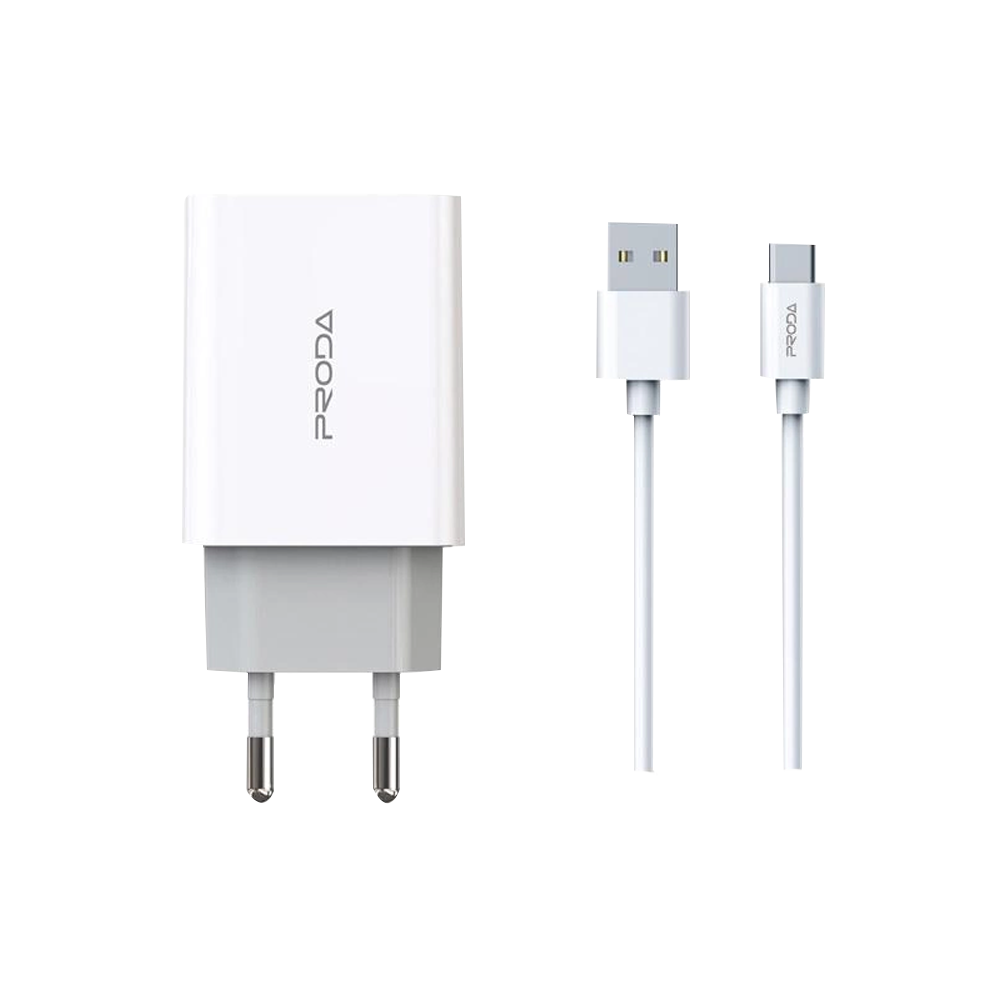 CHARGER TYPE-C PRODA PD-A28 (2 USB 2.4A)