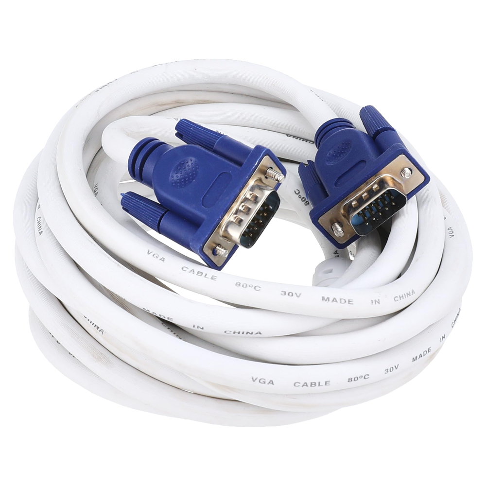 Cable Monitor Crash White 1.5M