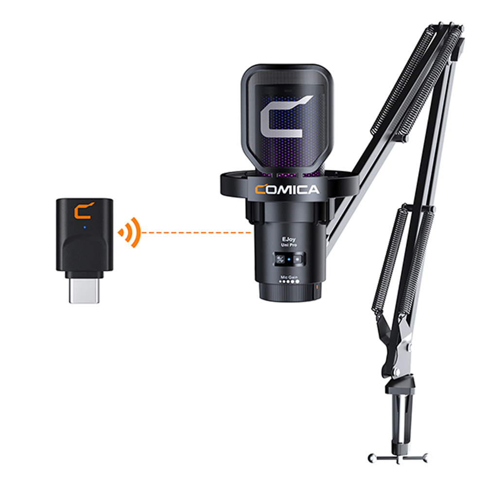 Comica EJoy Uni Pro RGB Wireless Microphone - Black