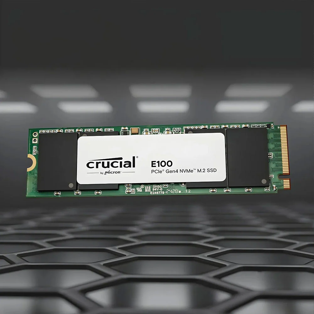 Crucial E100 480GB PCIe NVMe M.2 SSD