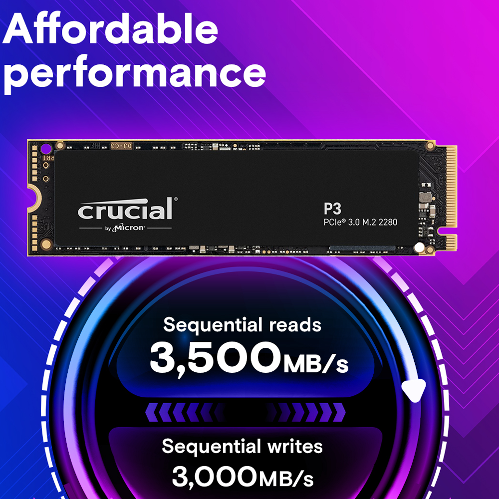 SSD M.2 NVMe Crucial P3 2T