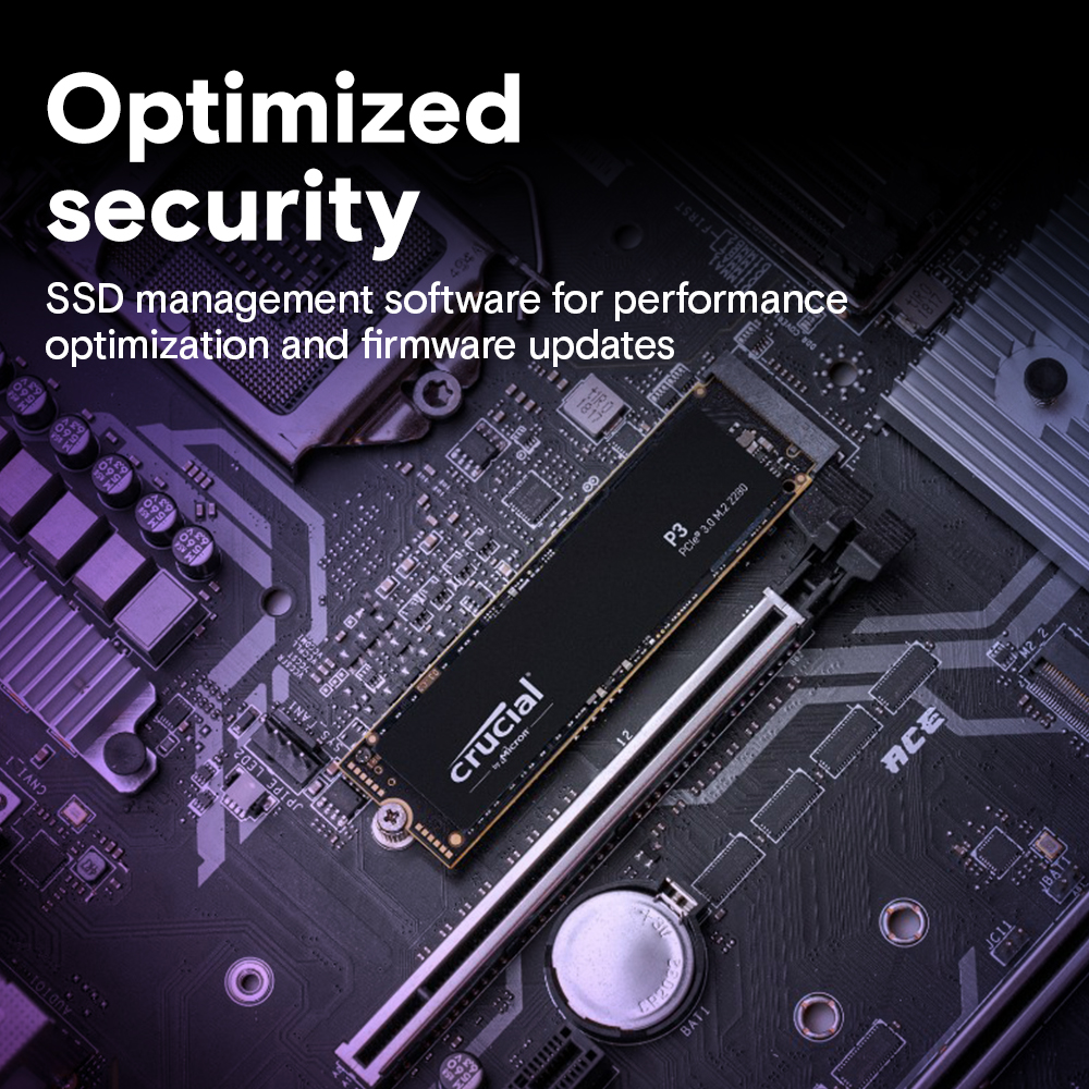 Crucial P3 2TB PCIe NVMe M.2 SSD