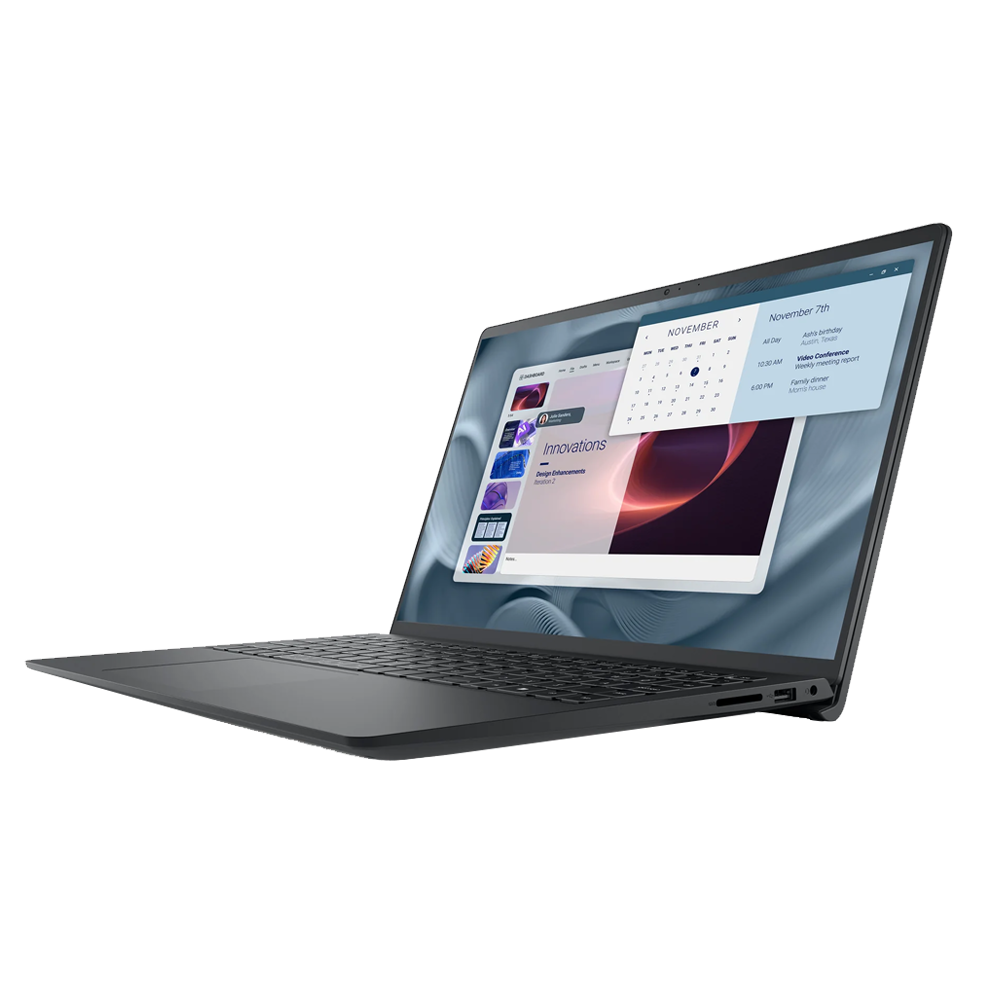 Dell Pro 15 Essential PV15250 Laptop (Intel Core 3/100U - 8GB DDR5 - 512GB M.2 NVMe - Intel UHD Graphics - 15.6 Inch FHD 120Hz) - Carbon Black