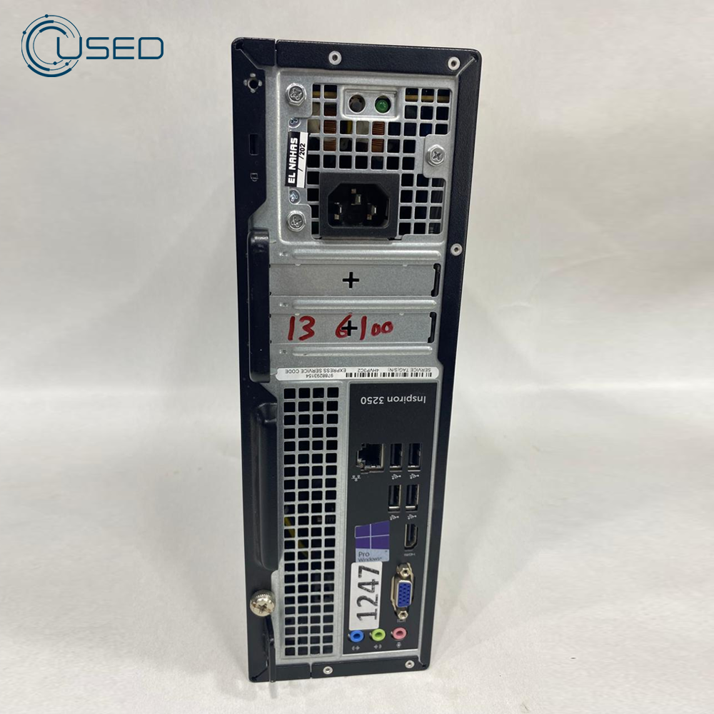 PC Used Desktop Slim Dell Inspiron 3250 (I3/6100- 8G DDR3L - No Hard - Intel HD Graphics - DVD - HDMI)