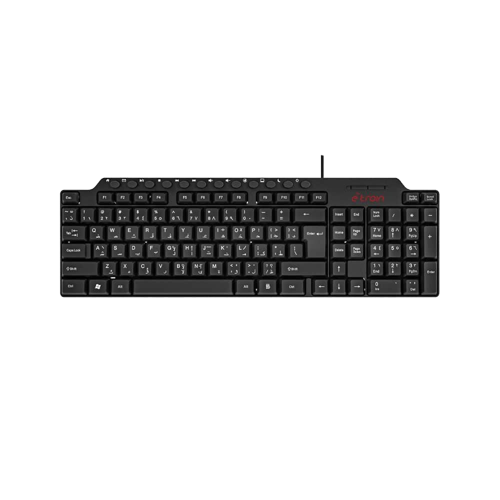 E-Train KB012 Wired Multimedia Keyboard