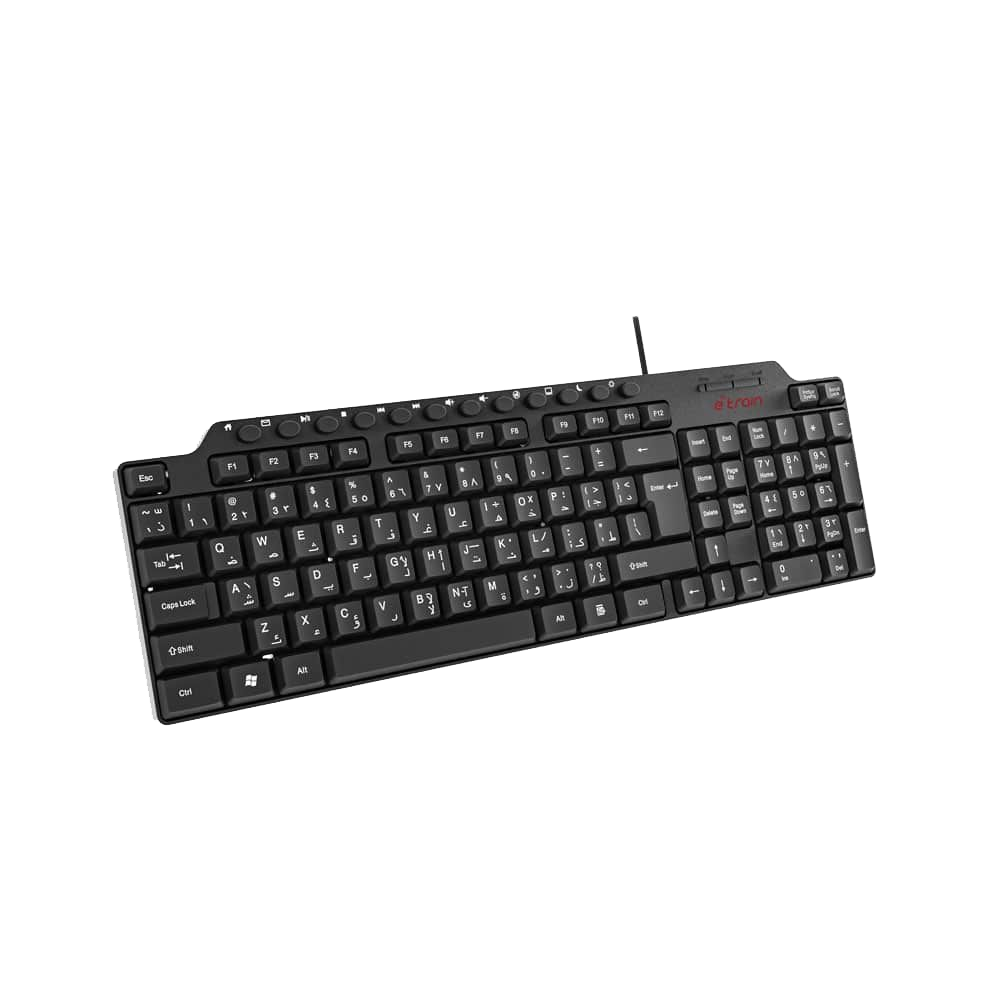 E-Train KB012 Wired Multimedia Keyboard