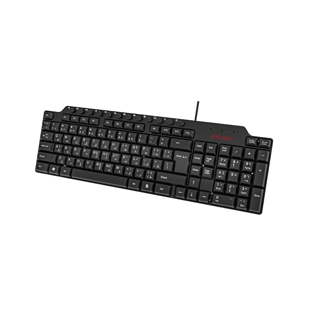 E-Train KB012 Wired Multimedia Keyboard