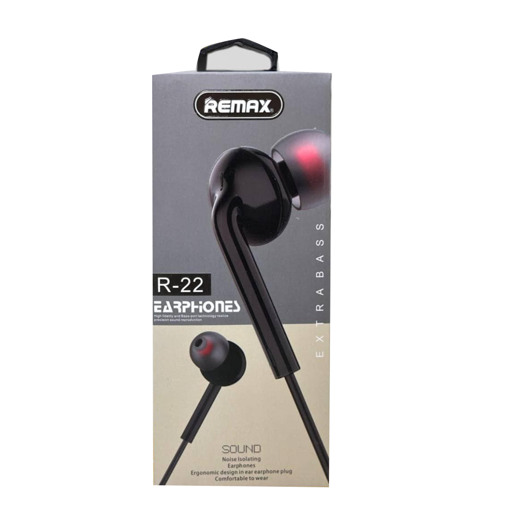 EARPHONE WIRED REMAX R-22 (3.5MM)