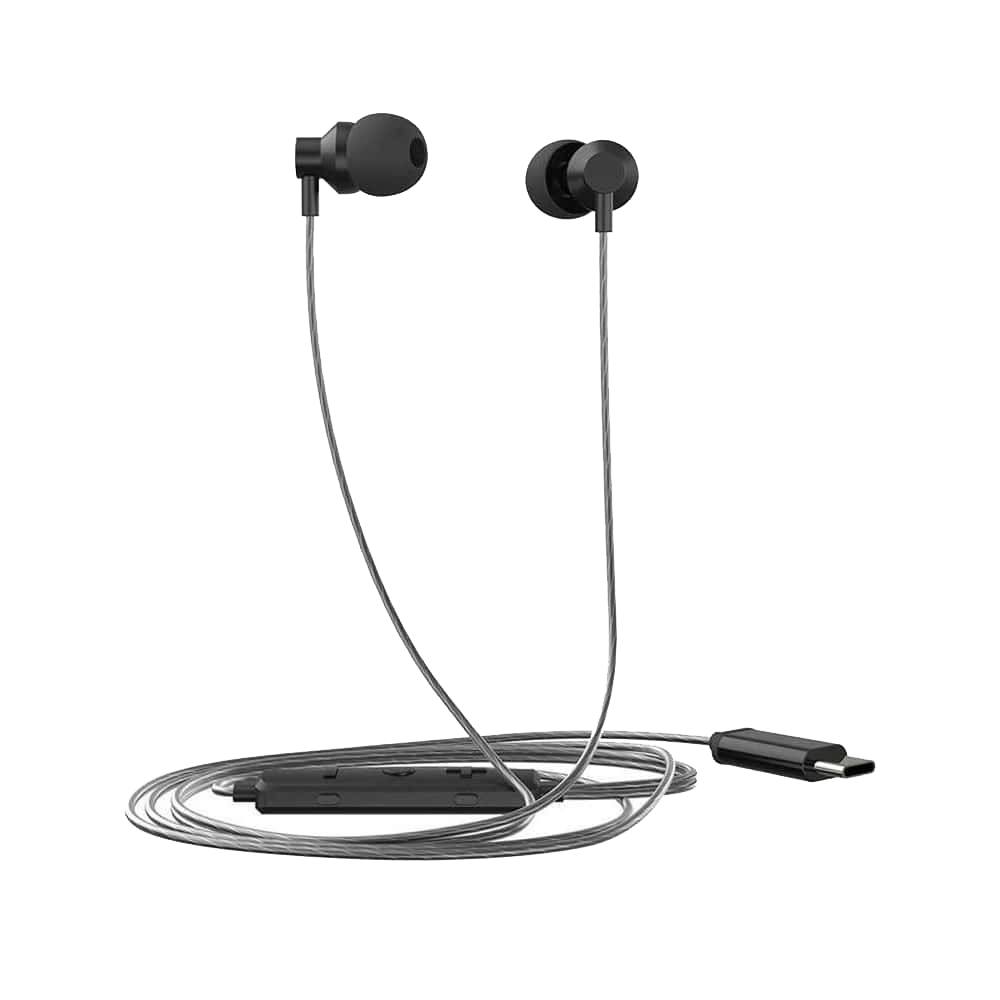 Earphone Wired HP DHH-1127 (Type-C) - Black