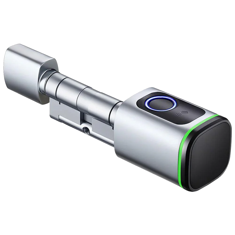 Elite Sec Source Keyless Smart Cylinder Door Lock EL200 - Pearl Chrome