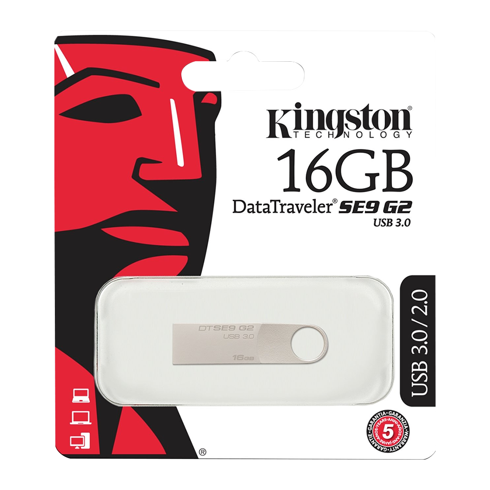 Flash Memory Kingston DTSE9 G2 Metal 16G USB 3.0