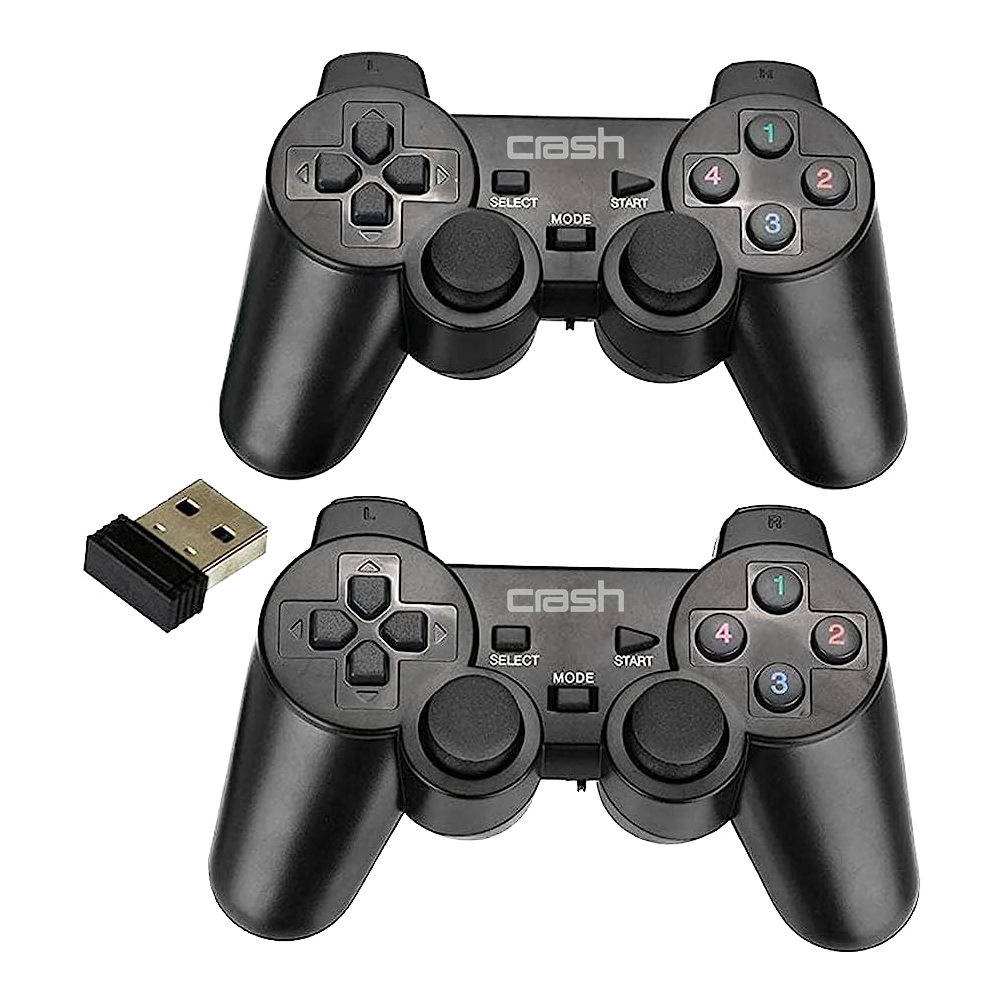 Gamepad Double Wireless Rechargeable Crash X5