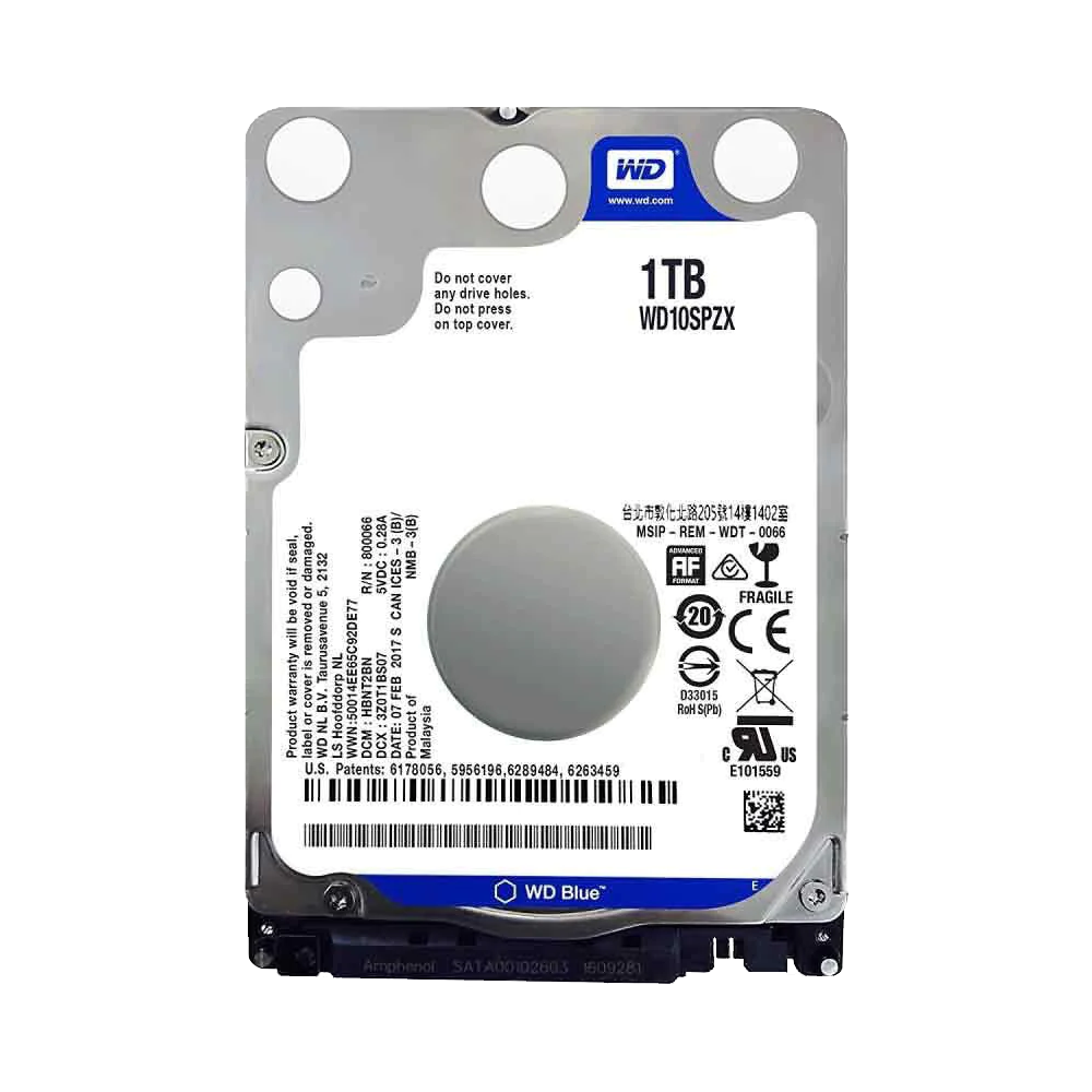 HDD Internal Laptop 2.5 Inch Western Digital Blue 1T