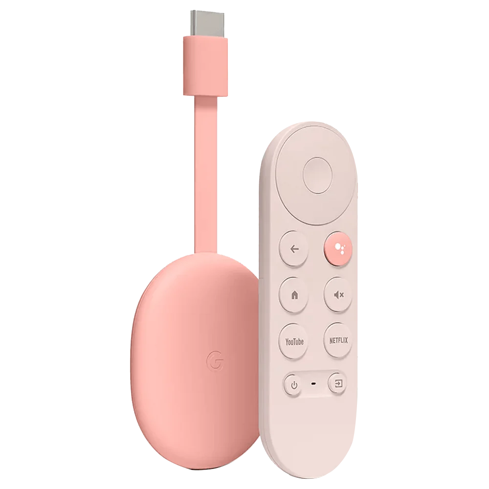 HDMI Chromecast Google 4K Ga01920-Us - Pink