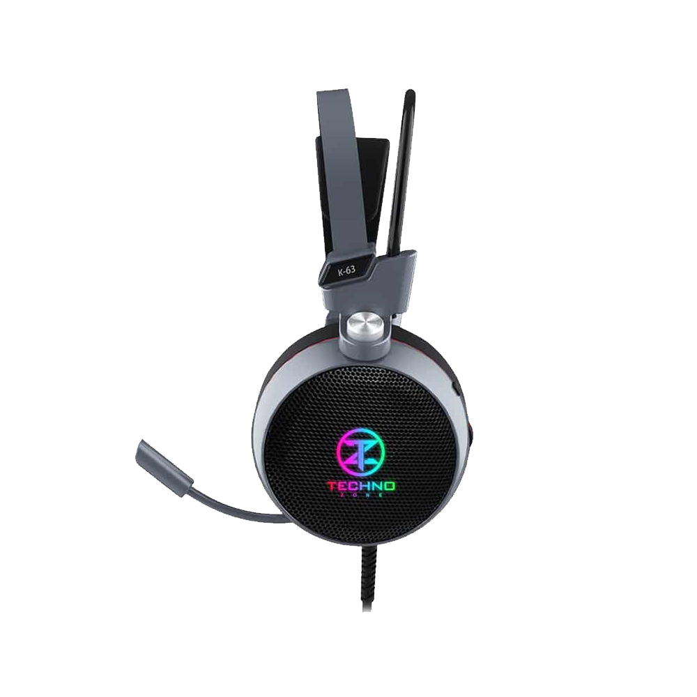 Headphone Wired Techno Zone K-63 (USB 7.1)