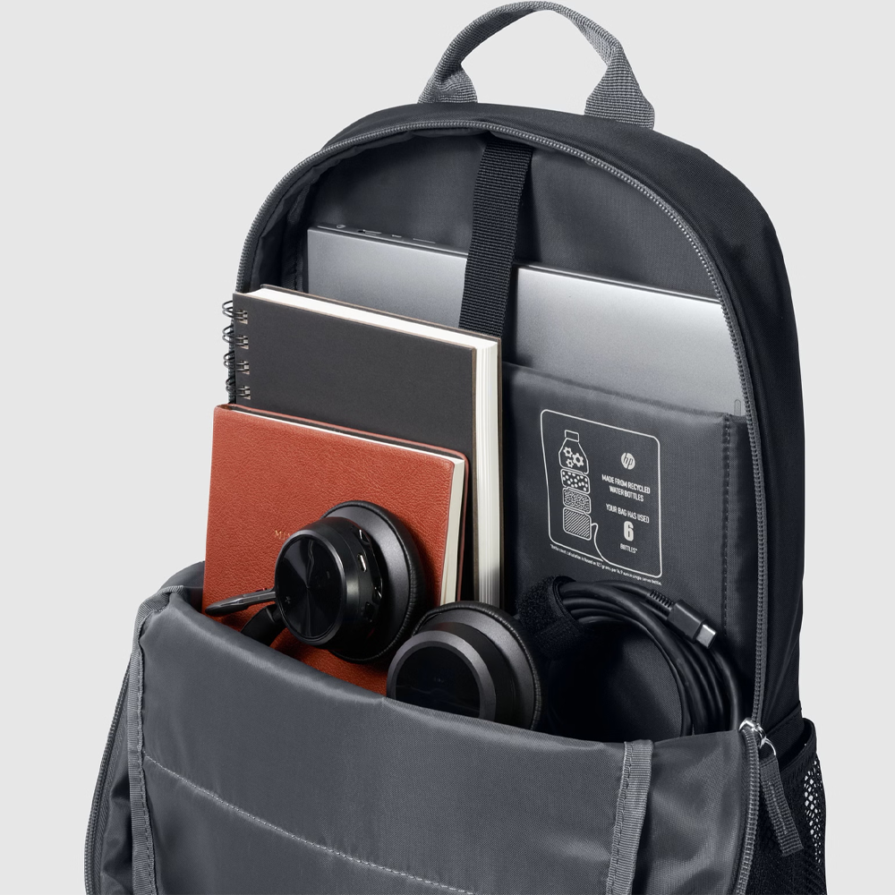 HP 9W0Z7AA 15.6 Inch Laptop Backpack - Black