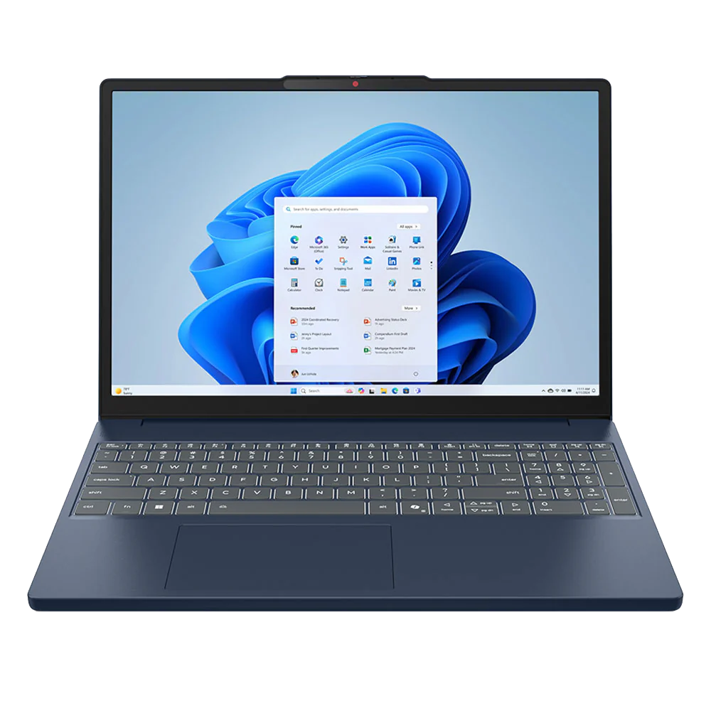 Lenovo IdeaPad Slim 3 15IRH10 Laptop (Intel Core i7/13620H - 16GB DDR5 - 512GB M.2 NVMe - Intel UHD Graphics -15.3 Inch WUXGA IPS 60Hz - Lenovo T210 Bag - WL310 Silent Bluetooth Mouse - Win11) - Cosmic Blue
