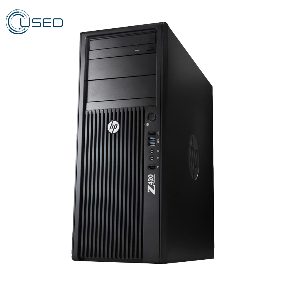 PC USED WORKSTATION HP Z420 (CPU XEON E5/1620 V2 3.7/10MB CASH 4 CORE - 16G DDR3 - NO HARD - QUADRO K4000 3G DDR5 - DVD)