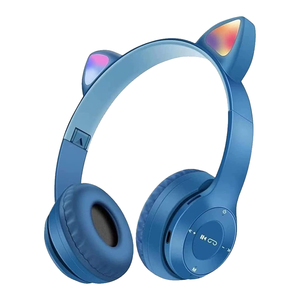 Headphone Bluetooth Cat KT-49M - Sky Blue