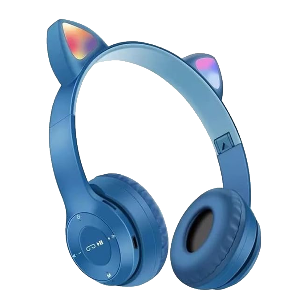 Headphone Bluetooth Cat KT-49M - Sky Blue