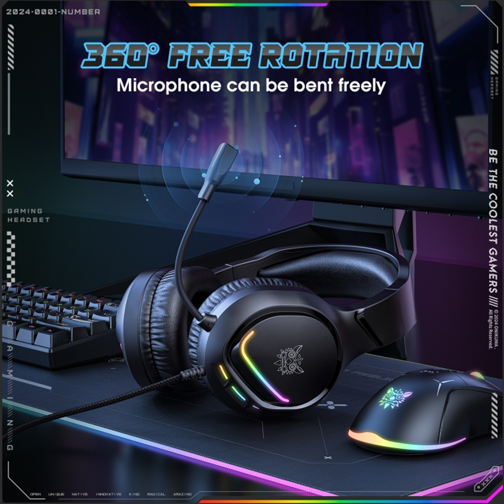 Headphone Wired Onikuma X31 (One Socket With Convert + USB)