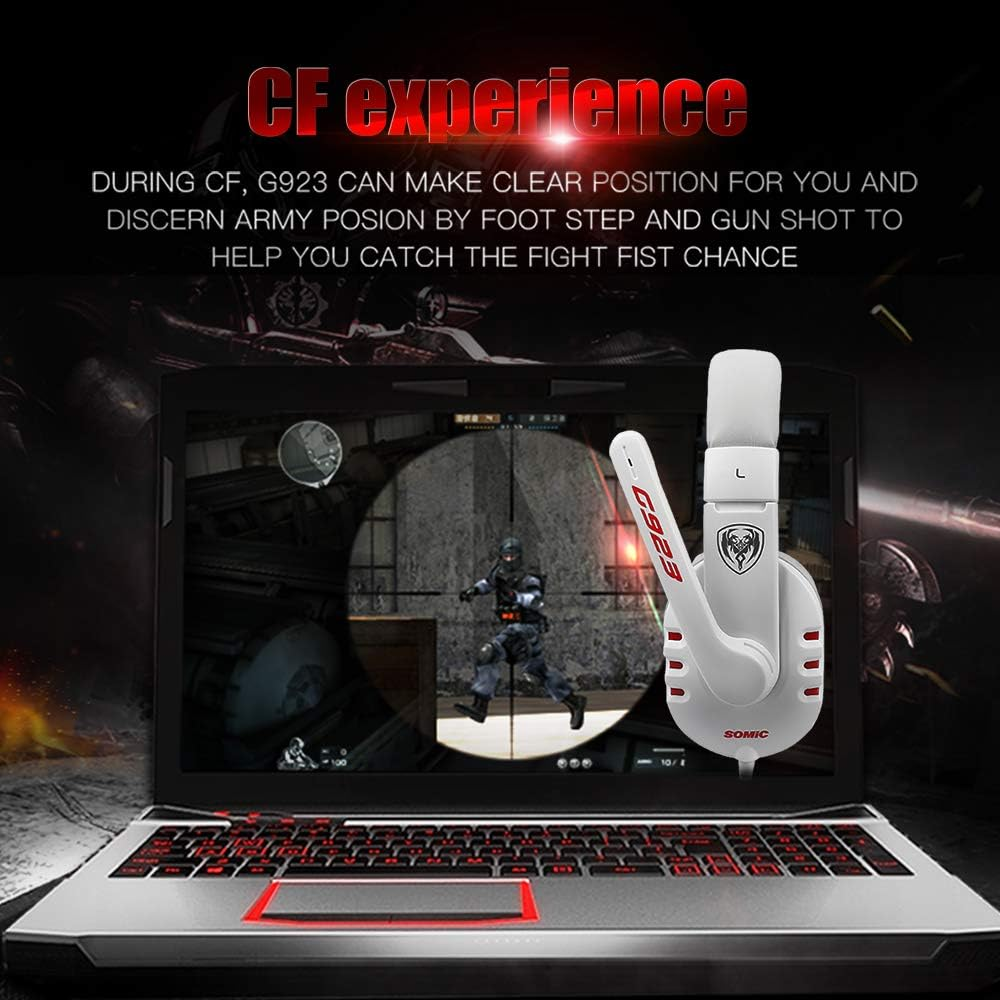 Headphone Wired Somic G923 (Two Socket 3.5mm With Convert)