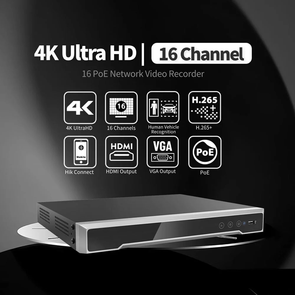 Hikvision DS-7616NI-Q2/16P 4K 16-Channel NVR