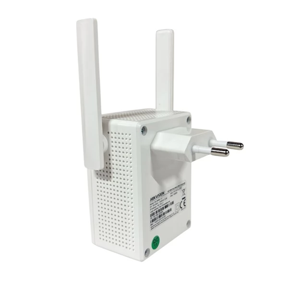 Hikvision DS-3WRE12C AC1200 Dual Band 1200Mbps Wi-Fi Range Extender (1 Port - 2 Antenna)