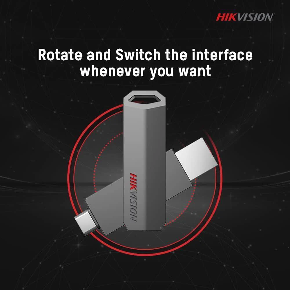 Hikvision E304C 64G OTG Type-C & USB 3.2 Flash Memory