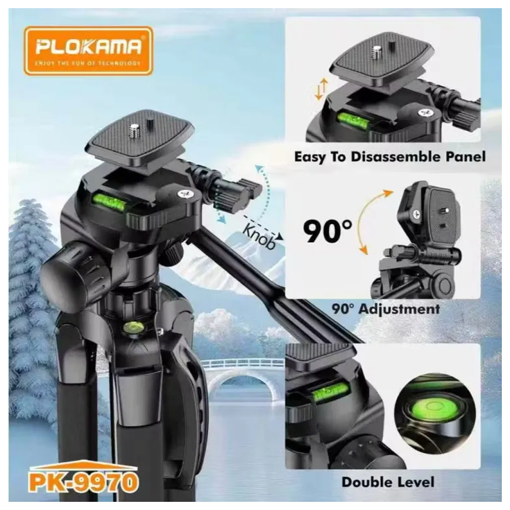 Holder Mobile Tripod Plokama PK-9970 360° With Remont Control 1.80M