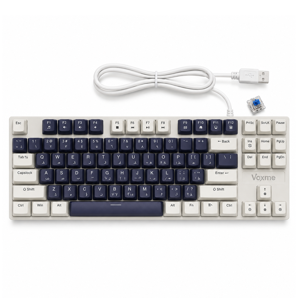 Voxme F2 Blue Switch Wired Mechanical Gaming Keyboard