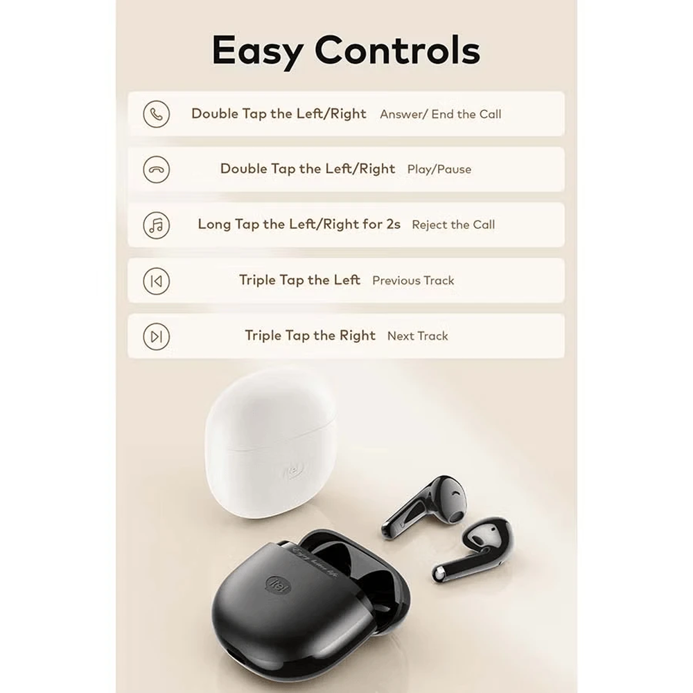 Itel Buds 7 Wireless Earbuds - Black