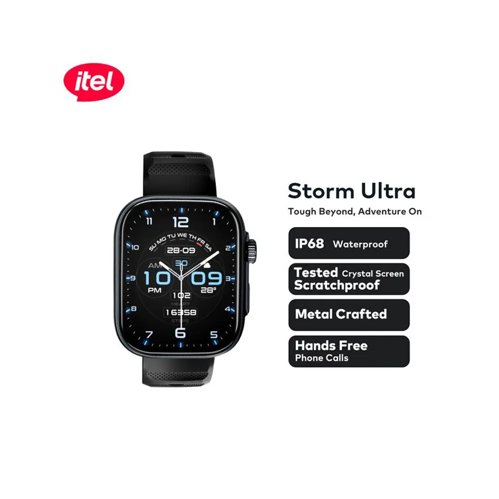 Itel ISW-O23 Storm Ultra Smart Watch - Black