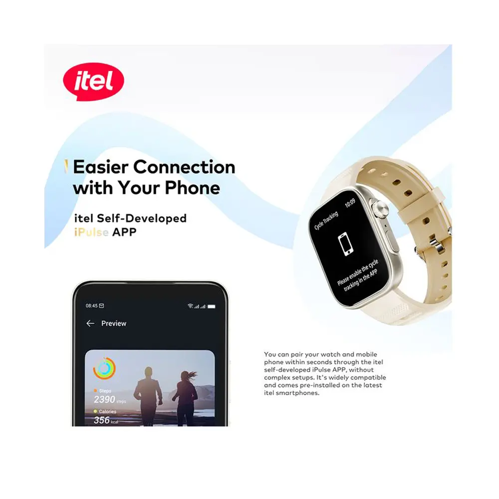 Itel ISW-O23 Storm Ultra Smart Watch - Black