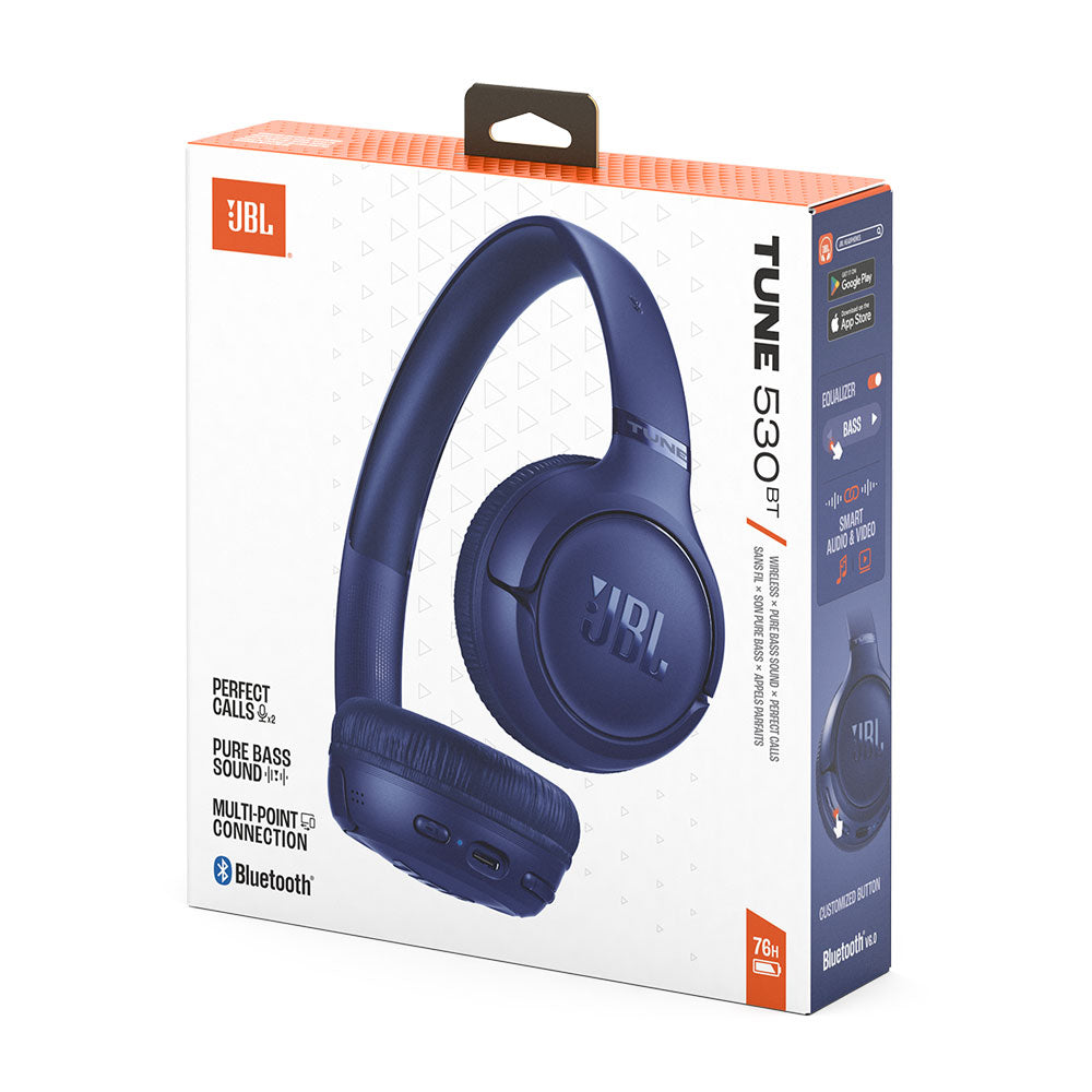 JBL Tune 530BT Bluetooth Headphone - Blue