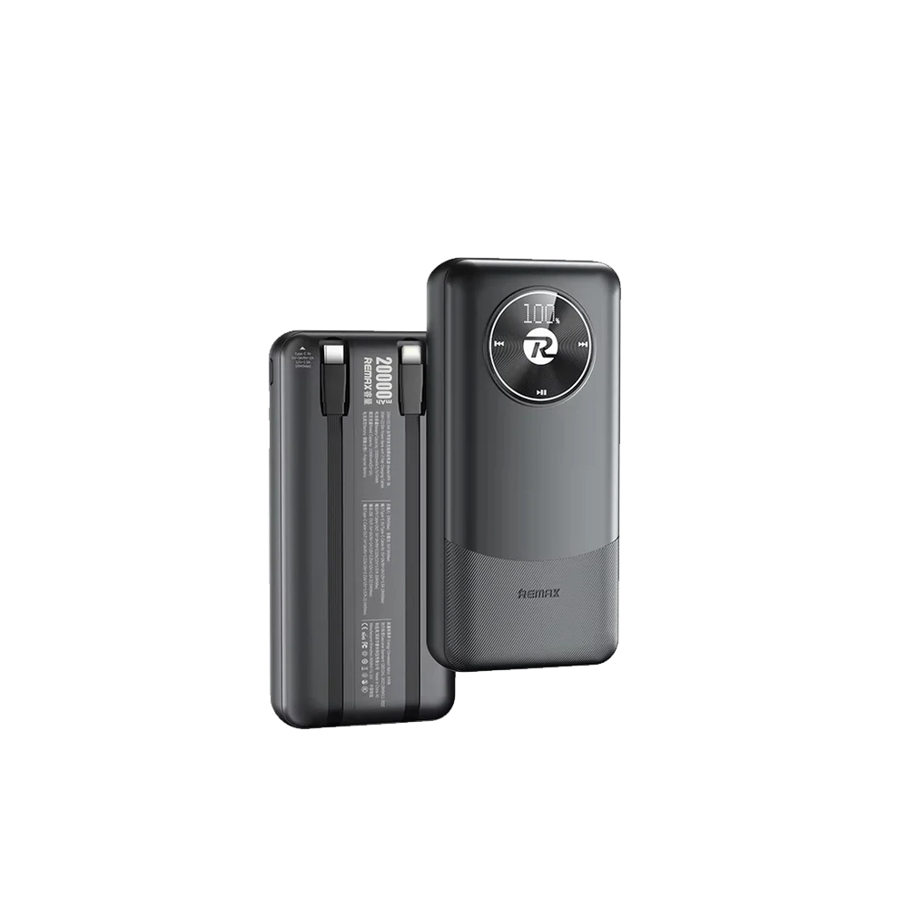 Remax RPP-38 Pinjur Series Power Bank 20000mAh 22.5W - Black